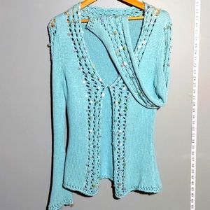 Arden B Seafoam/Teal Sweater